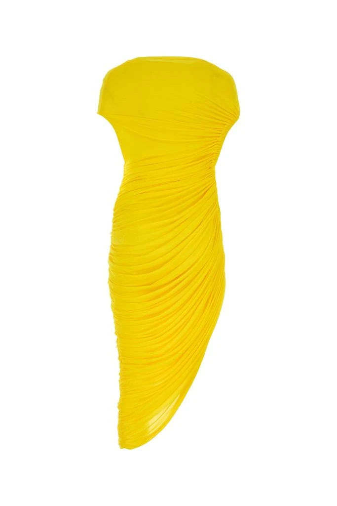 Salvatore Ferragamo Yellow stretch viscose dress 1