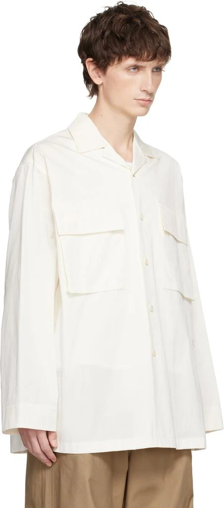 Jil Sander Off-White Cotton Poplin Shirt 2