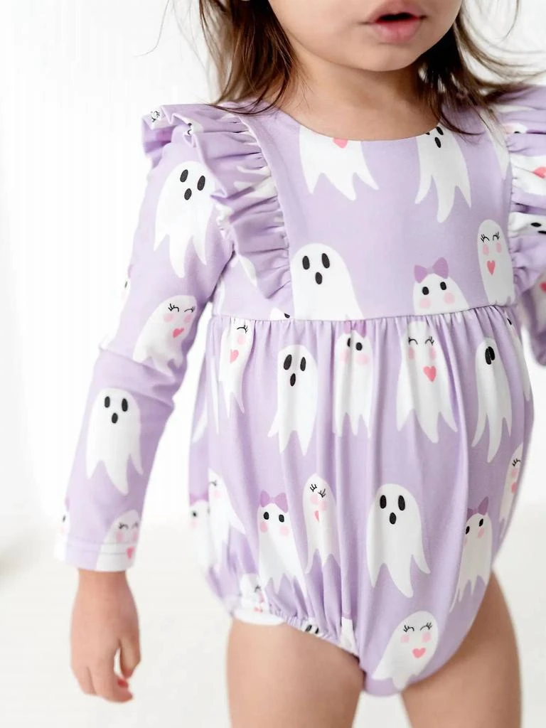 Ollie Jay Girly Ghost Leah Romper In Purple 1
