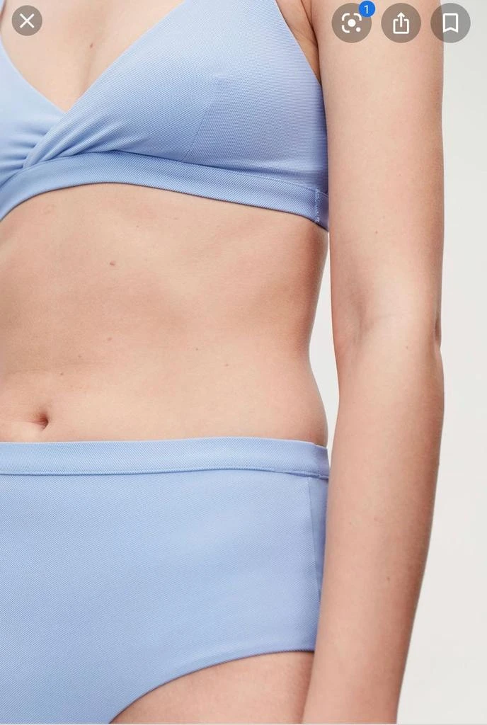 cos Blue pique bikini top 4
