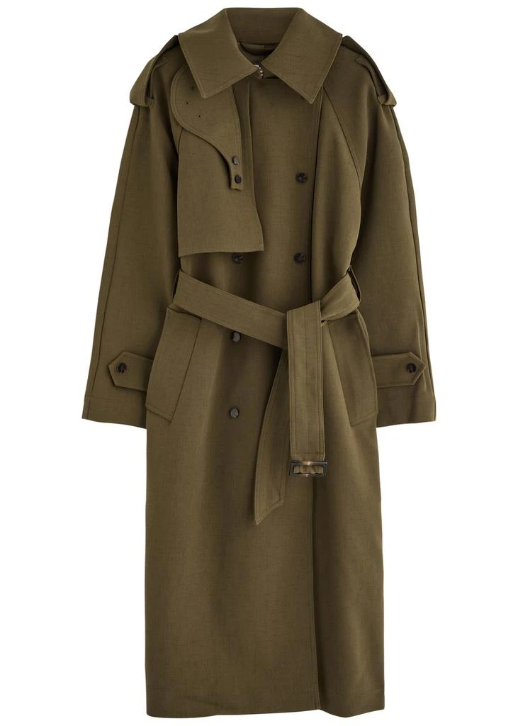 DAY BIRGER ET MIKKELSEN Lynn belted woven trench coat 1