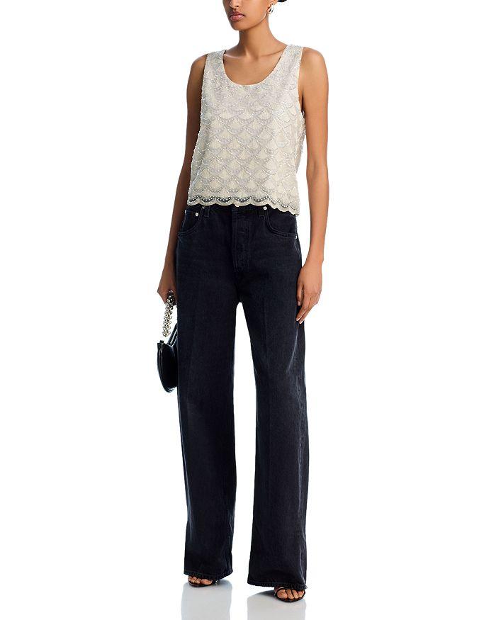 AQUA Beaded Tank - Exclusive