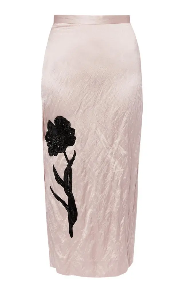 Erdem Erdem - Metallic Pencil Midi Skirt - Multi - UK 6 - Moda Operandi 1