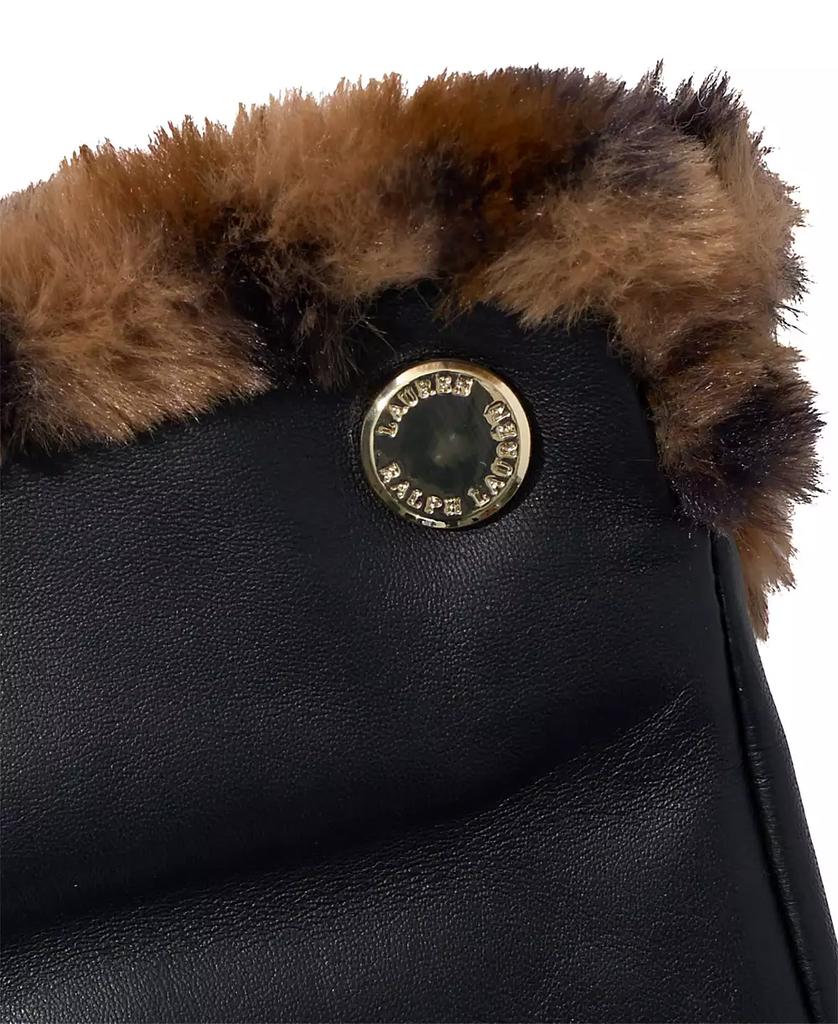 Ralph Lauren Women's Plush Lined Leather Gloves