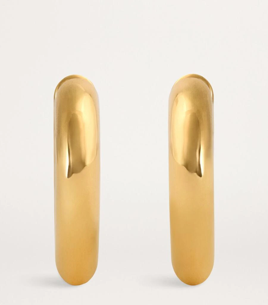 Engelbert Big Yellow Gold Drop Link Earrings 3