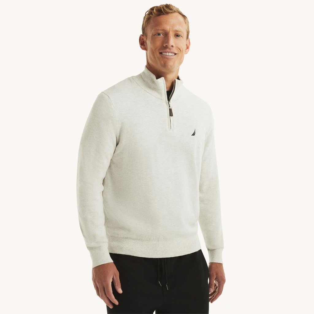 Nautica Mens Navtech Quarter-Zip Sweater 4