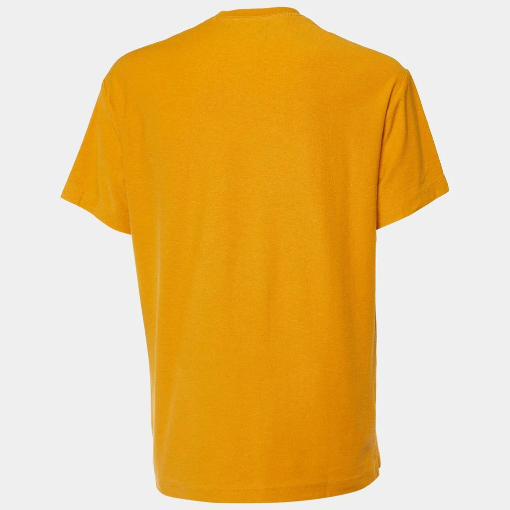 Kith Kith Mustard Yellow Cotton Knit Logo Printed Crewneck T-Shirt S 2