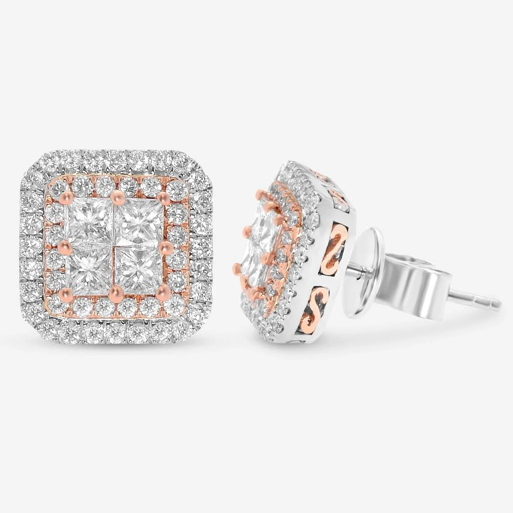 Gregg Ruth Gregg Ruth 14K White Gold Fancy Pink Diamond Stud Earrings 50112-copy 2