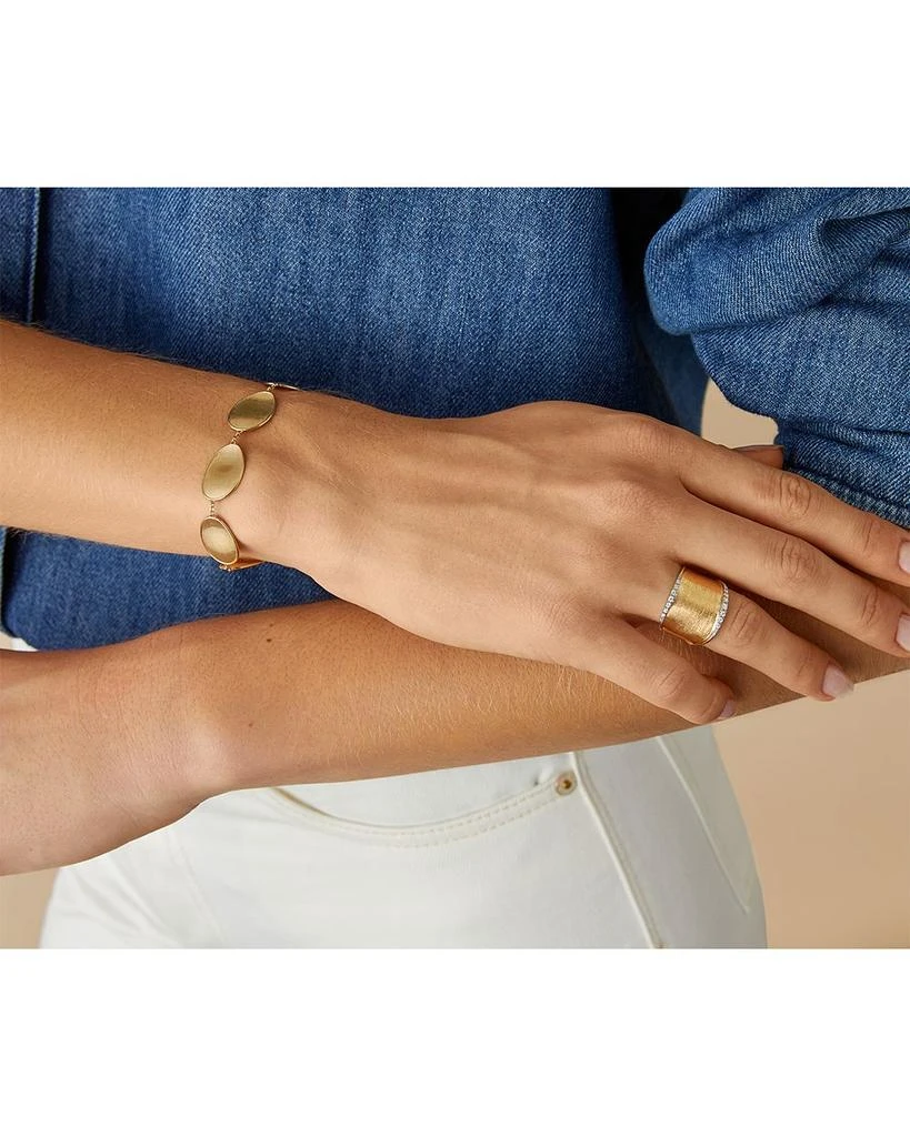Marco Bicego 18K Yellow Gold Lunaria Petal Link Bracelet 2
