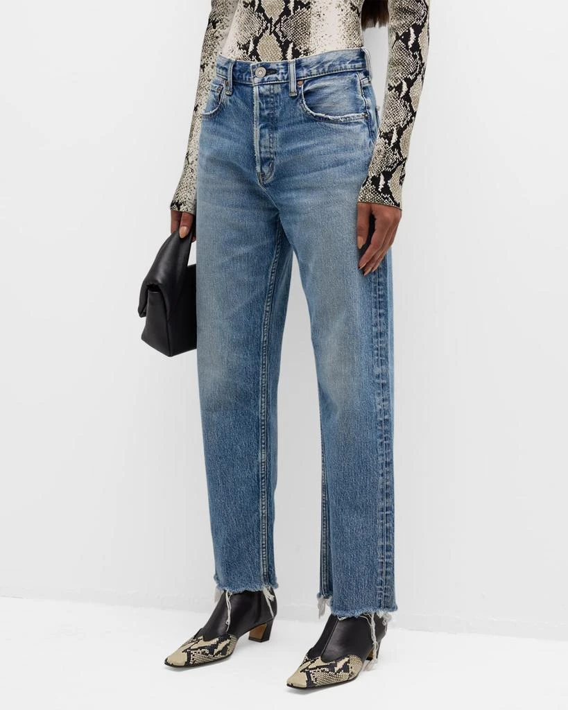 MOUSSY VINTAGE Mabel Wide Straight Cropped Jeans 2