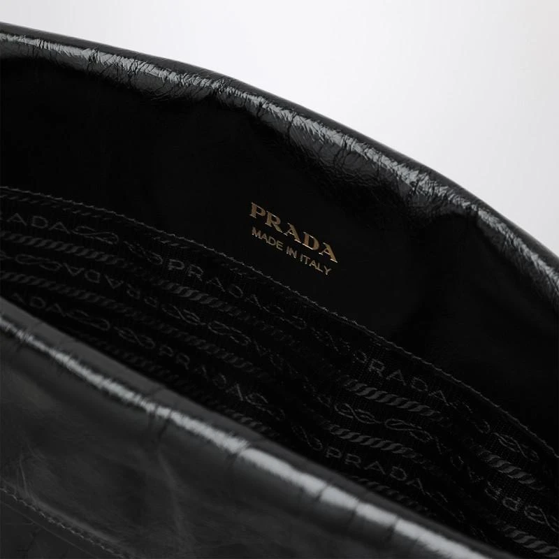 Prada Medium shoulder bag black in leather 5