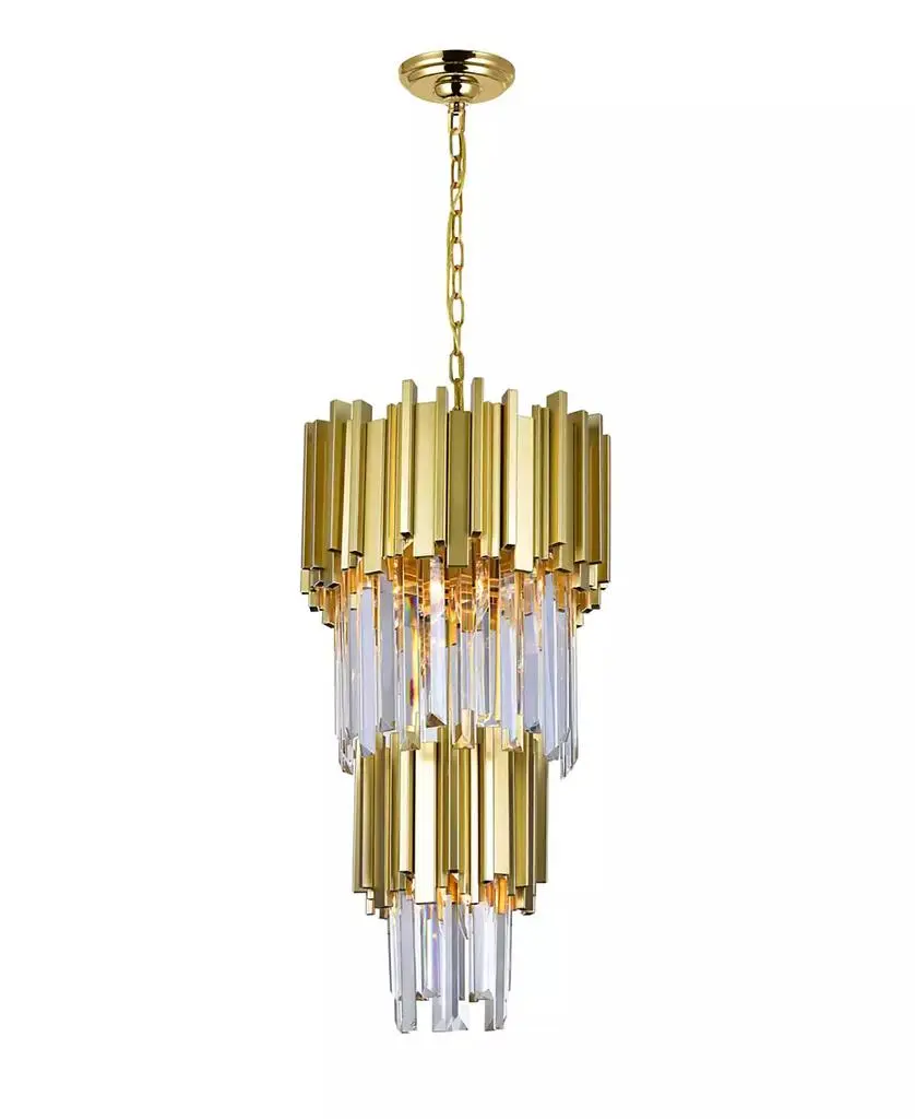 CWI Lighting Deco 4 Light Down Mini Chandelier