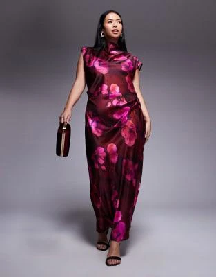 off the shoulder tropical dress Tropical Dreamsicle Enamored Off the Shoulder Ruffle Dress WHITE-ORANGE / XS by Sugarlips