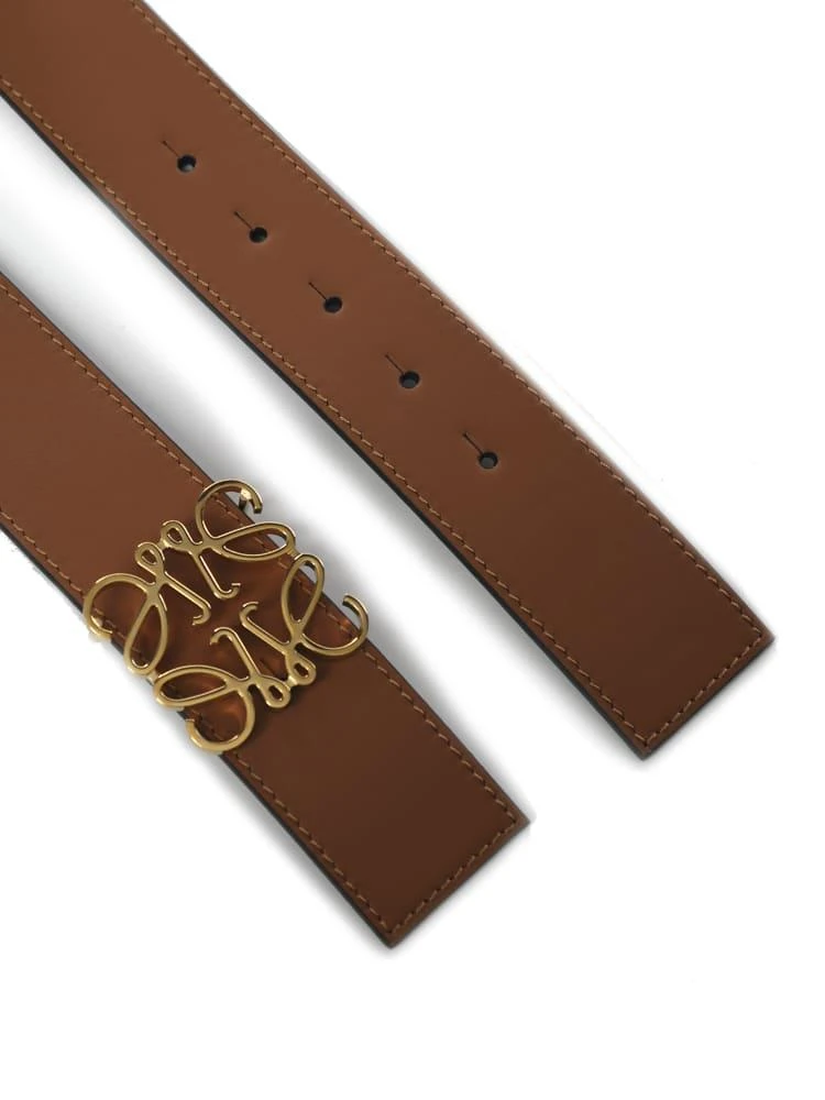 Loewe Reversible Anagram Belt In Smooth Calfskin 2