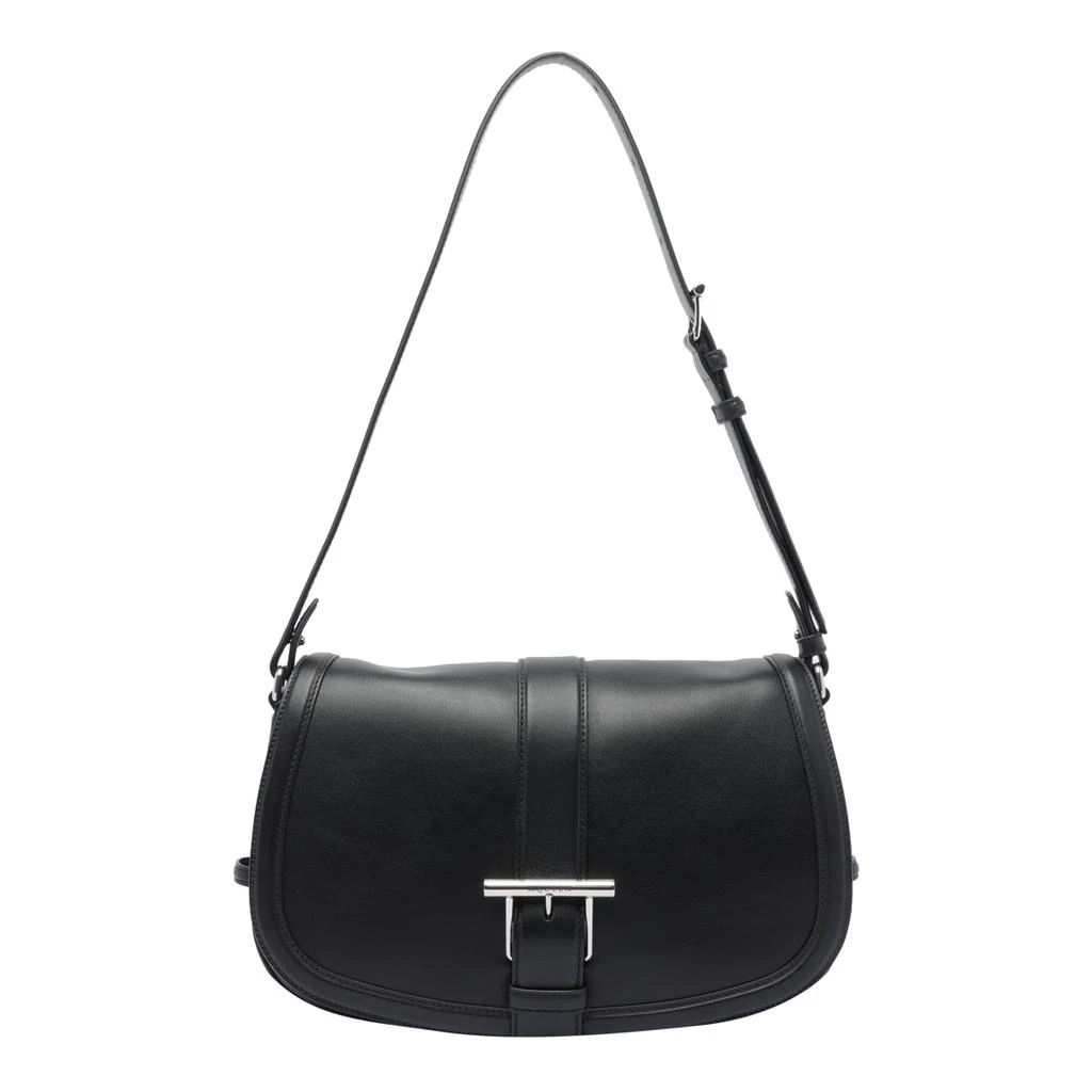 Alexander McQueen Large Mcqueen Satchel Bag With T Buckle 1