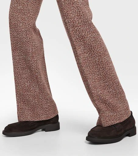 Gianvito Rossi Harris shearling-lined suede loafers 4