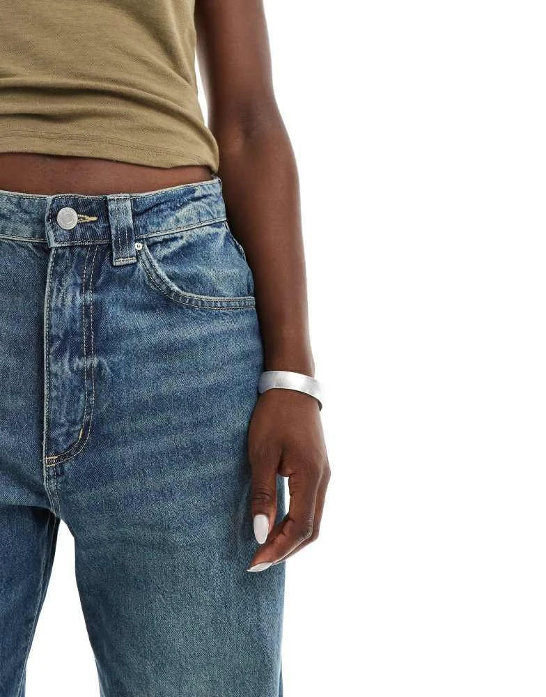 Cotton:On Cotton On super baggy jeans in blue dusk denim 4