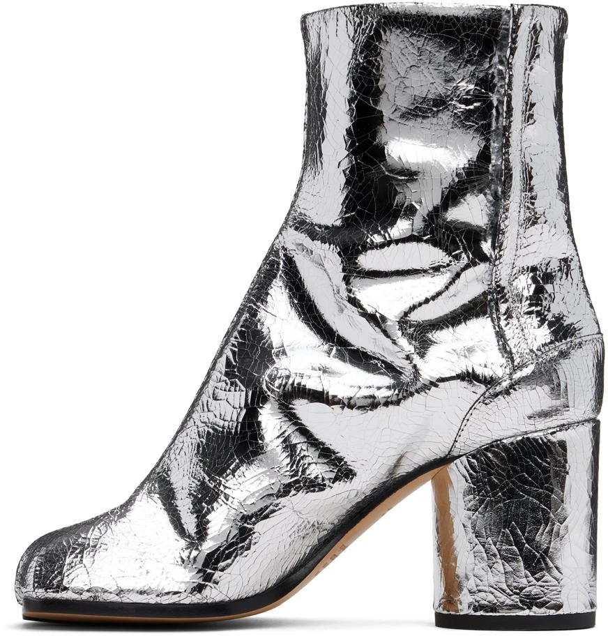MAISON MARGIELA Silver Tabi Broken Mirror Boots 3