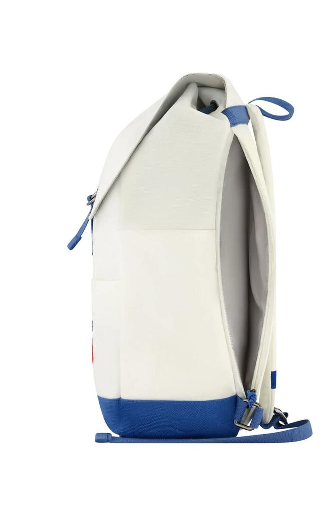 New Balance Blue & White Canvas Backpack 8