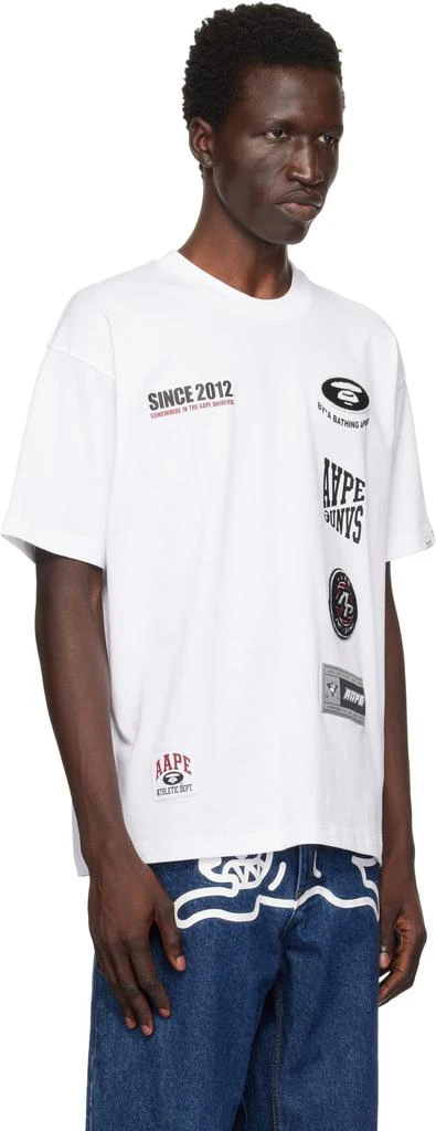 AAPE by A Bathing Ape White Fancy Main T-shirt 2