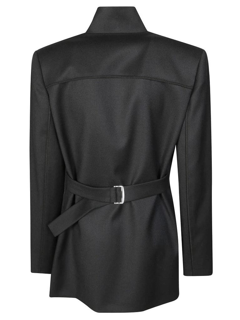 PINKO Tailored Flannel Jacket With Classic Collar 2