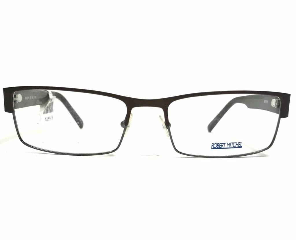 Robert Mitchel Men
s Rm2016 Rectangle Eyeglasses In Brown 2