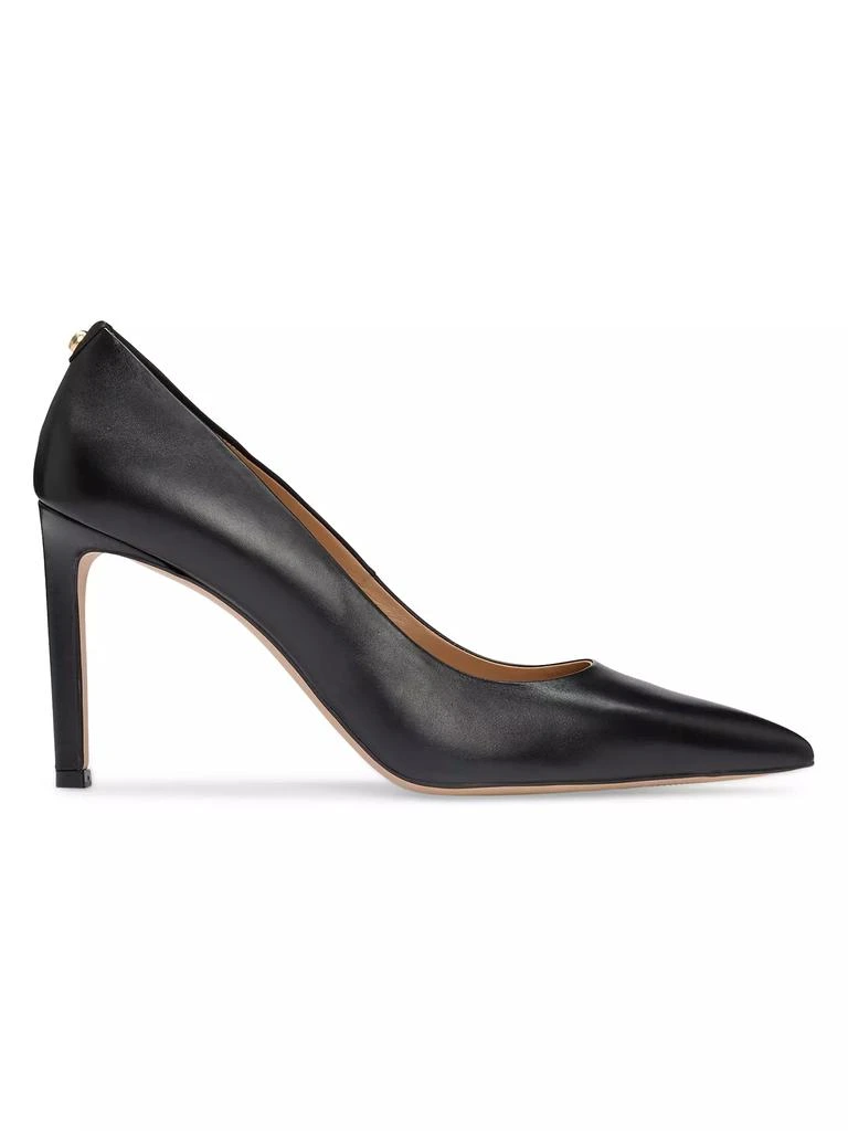 Hugo Boss High Heeled Pumps in Leather with Pointed Toe 1
