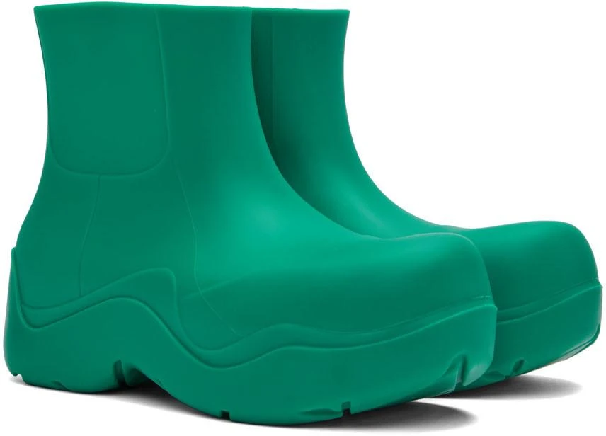 Bottega Veneta Green Puddle Boots 4