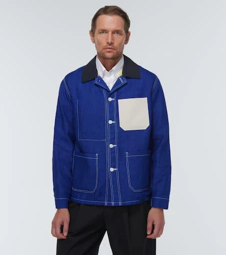 Junya Watanabe x Roy Lichtenstein linen and cotton jacket 3