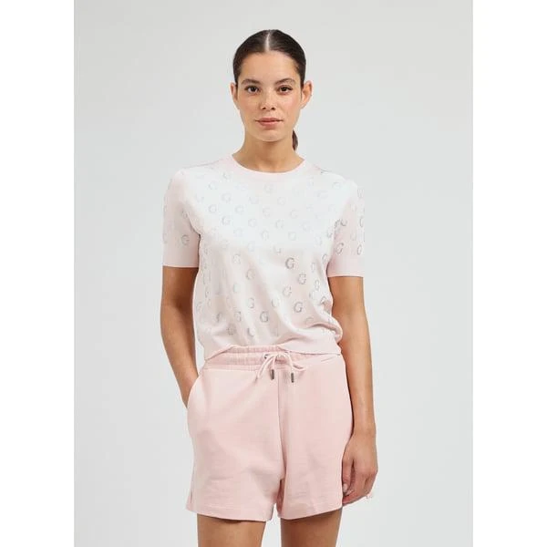 GUESS Short-sleeved top with rhinestones 1