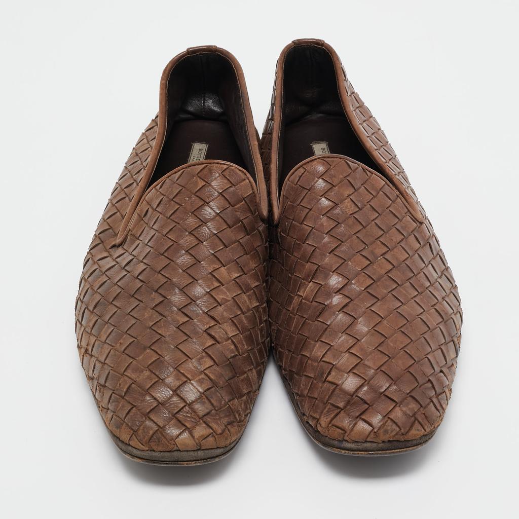 【関税込み】Bottega Veneta ブラウン Intrecciato バスローブ Bottega Veneta Bottega Veneta Brown Intrecciato Leather Slip