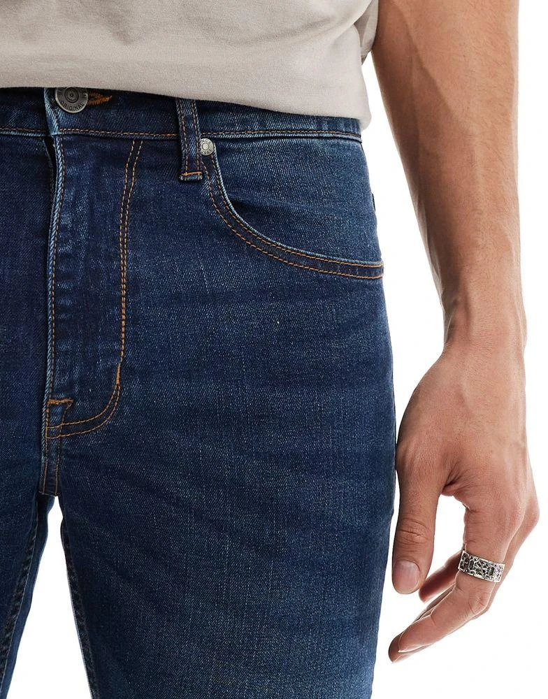 Ben Sherman Ben Sherman Dark Blue Stone wash denim jeans 5