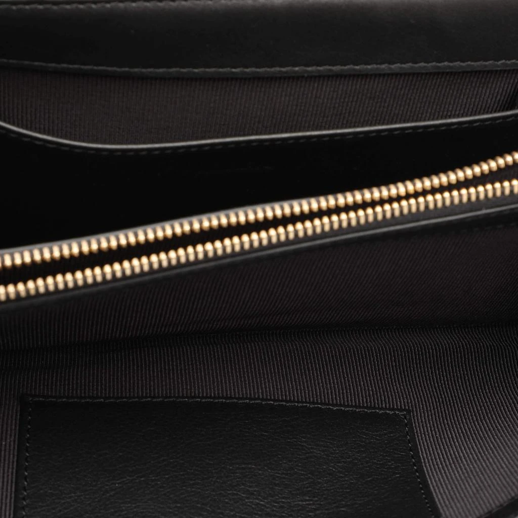 Furla Furla Black Leather Push Lock Flap Crossbody Bag 10