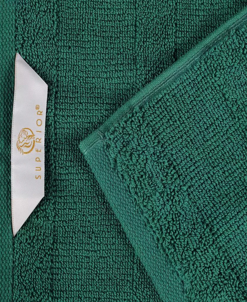 Superior Roma Ribbed Turkish Cotton Quick-Dry Solid Assorted Highly Absorbent Towel 5