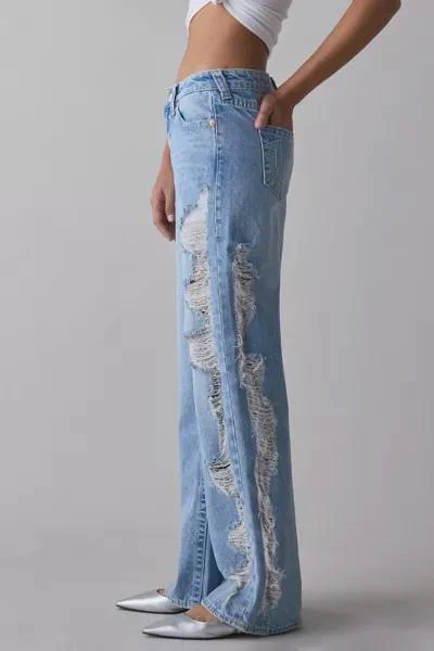 True Religion True Religion Bobbi Super Distressed Mid-Rise Baggy Jean 4