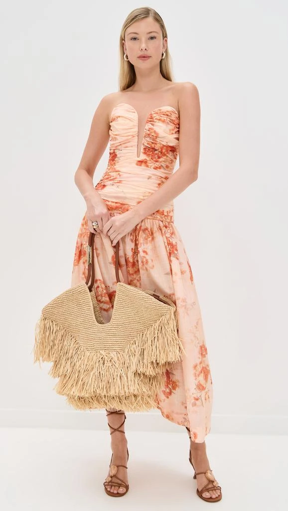 Zimmermann Goldentime Medium Fringe Tote 6
