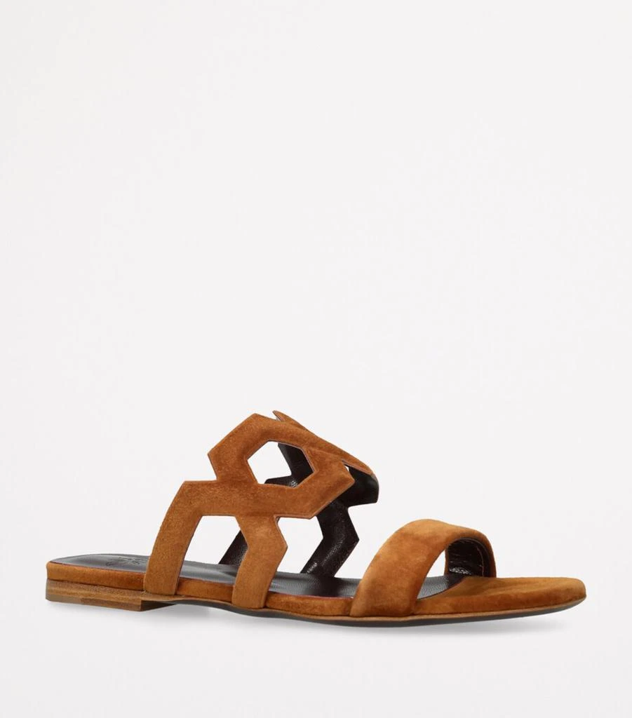 Bougeotte Suede Cut-Out Sandals 3