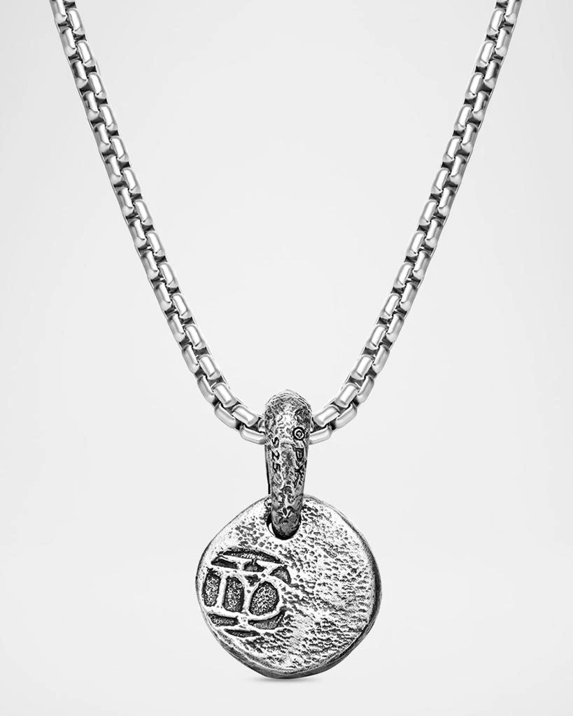 David Yurman Men's Shipwreck Coin Pendant in Silver, 16.8mm 5