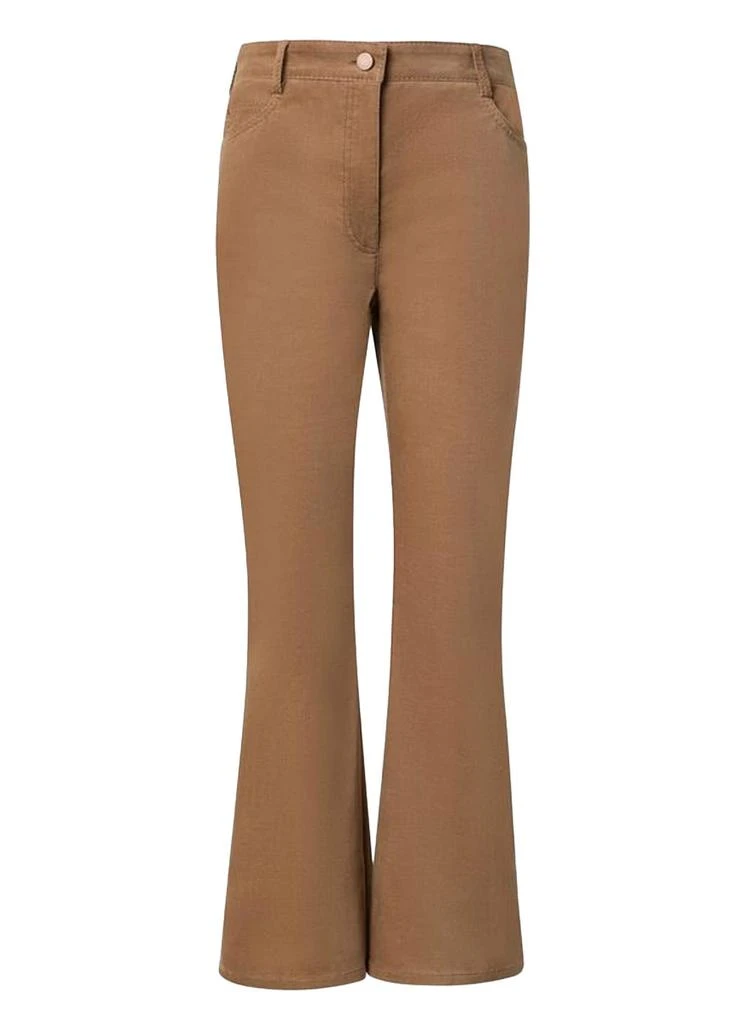 Akris Akris Punto - Cali Velvet Ankle Bootcut Pants 4