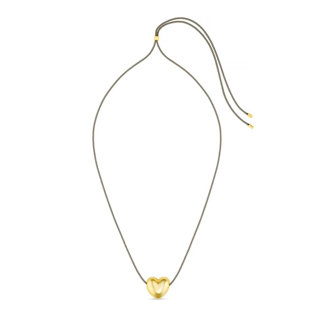 Orelia London Voluminous Heart Adjustable Cord Necklace 3
