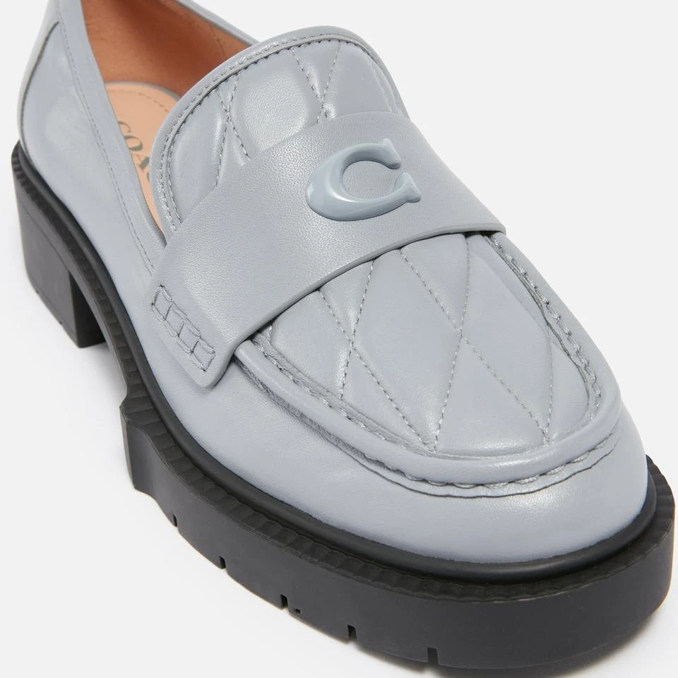 Coach COACH WOMEN'S LEAH QUILTED LEATHER LOAFERS 4