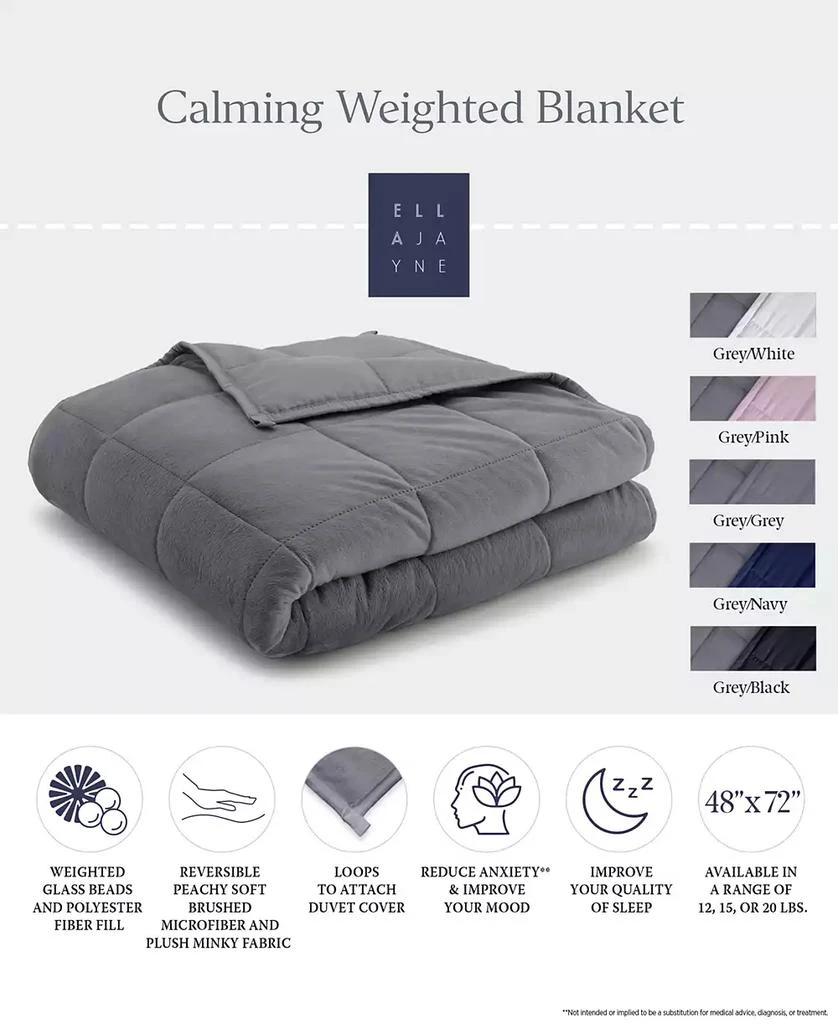 Ella Jayne Reversible Anti-Anxiety 20lb Weighted Blanket 7