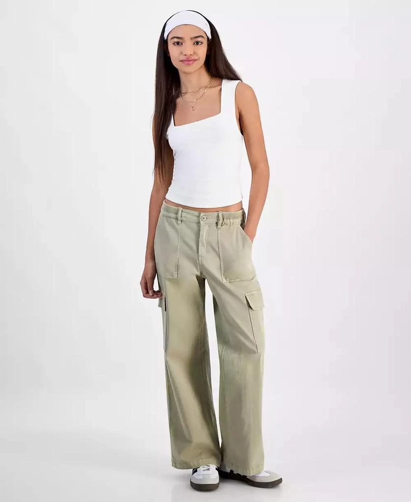 Ultra Flirt Juniors' Stretch-Waistband Cargo Pants 1