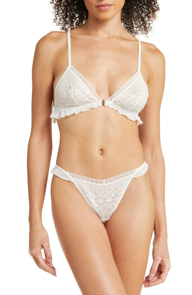 Etam Songe Cotton Eyelet Bralette 7