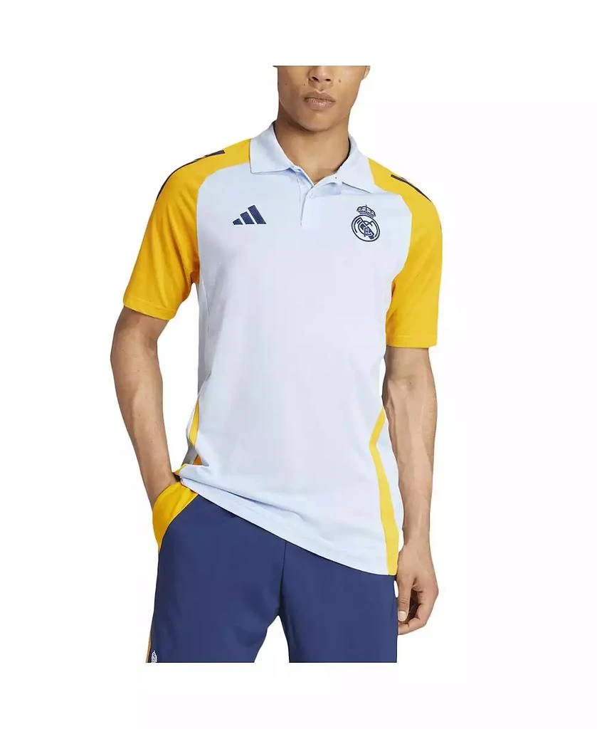 Adidas Men's Light Blue Real Madrid Tiro 24 Polo Shirt 1