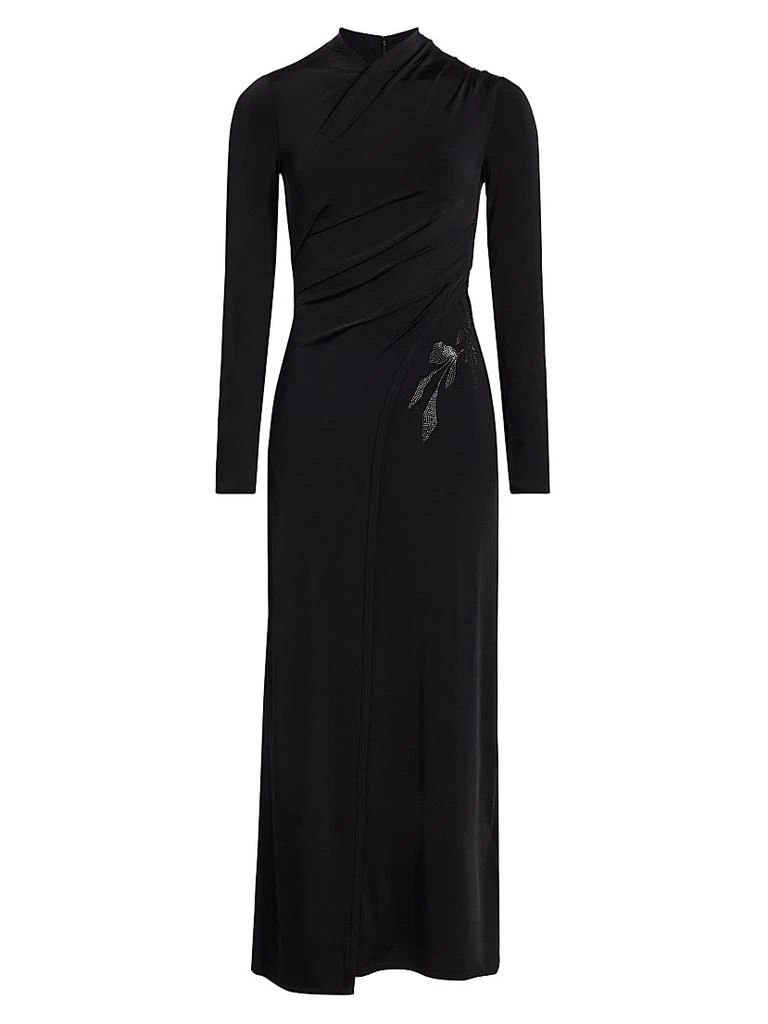 women's sheer dress Ethereal Sheer Silver Gown
