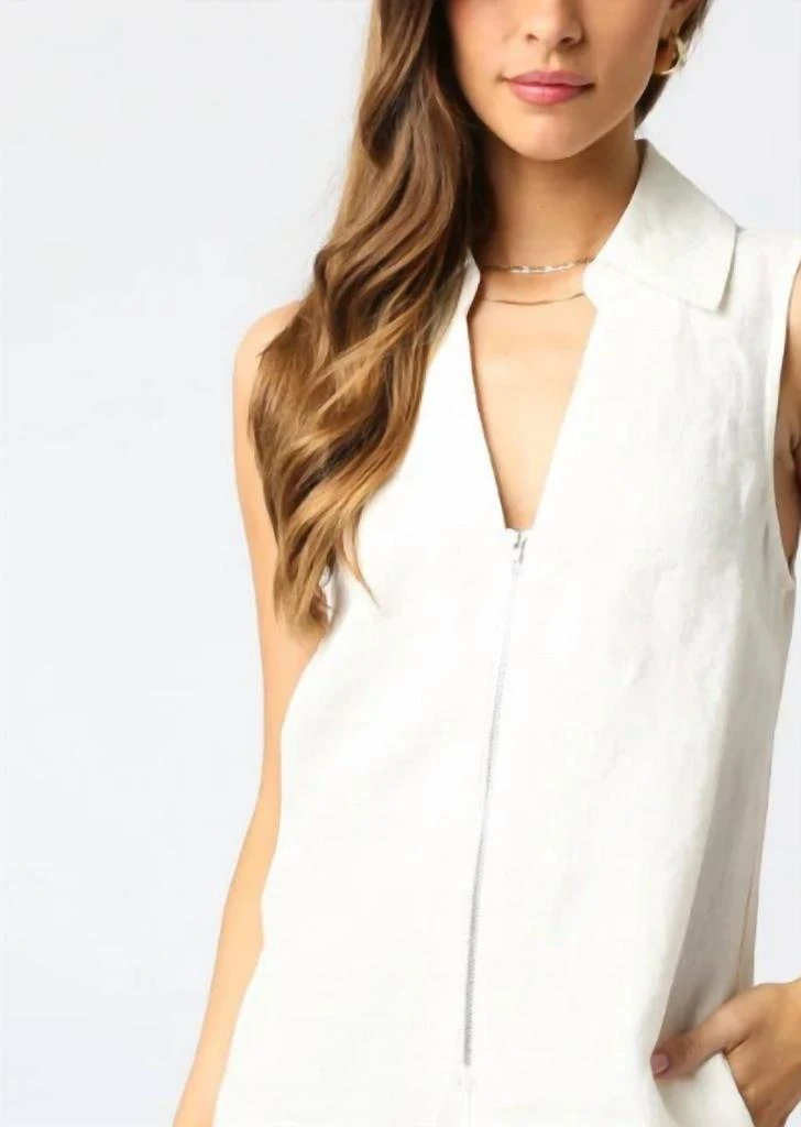 OLIVACEOUS Olivaceous - Zip Up Romper 2