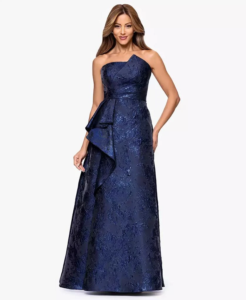 XSCAPE Women's Ruffled Sleeveless Scuba Fit & Flare Dress - Dresses &  Skirts - Free Shipping - BeyondStyle