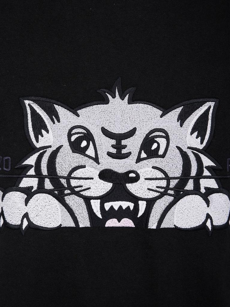 KENZO ケンゾー 'Gots Happy Tiger' White Crewneck T-Shirt KENZO Gots Happy Tiger Crewneck T-Shirt in White for Men | Lyst