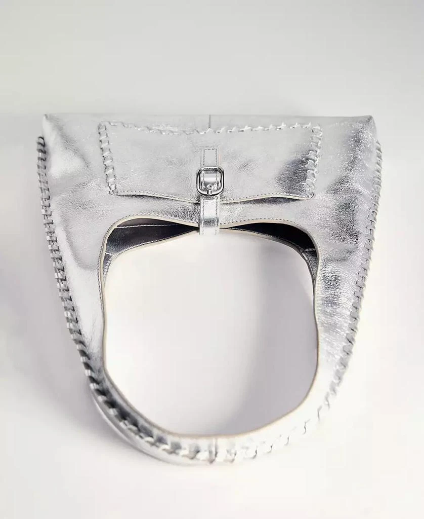 Mango Women's Leather Metallic Bag 2